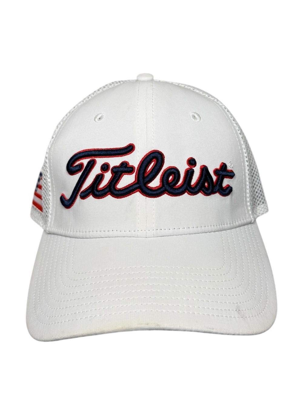 TITLEIST Stars & Stripes Hat Performance Standard Curve White/Navy
